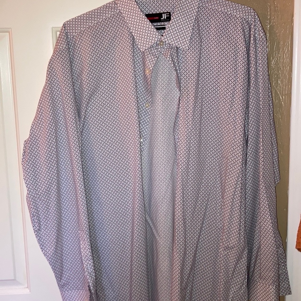 J. Ferrar Mens Slim Fit Dress Shirt